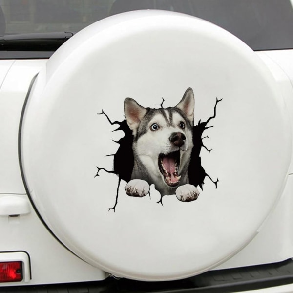 （A) Dog Car Stickers, Dog Car Stickers Roliga Bil Stickers Personali