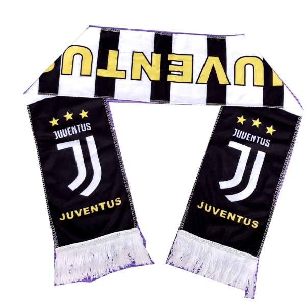 Fans Skjerf Fotball Fans Høst Og Vinter Jubel Hånd Viftende Skjerf Juventus Nytt Lag Logo