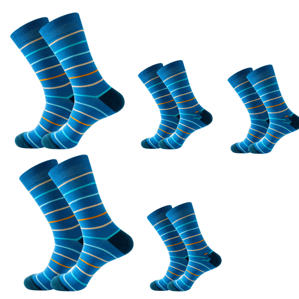 Sjove sokker til mænd med farverige og sjove mønstre, kæmmet ca