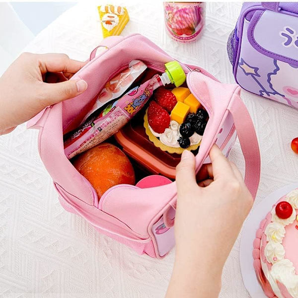 Kawaii Lounaspussi Tytöille Lounaskassi Eristävä Söpö Lounaspussi Naisille Eristävä Lounaskassi Lapsille