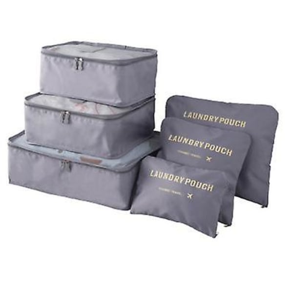 Pakkeposer til rejsearrangør, sæt med 6 rejsepakker
