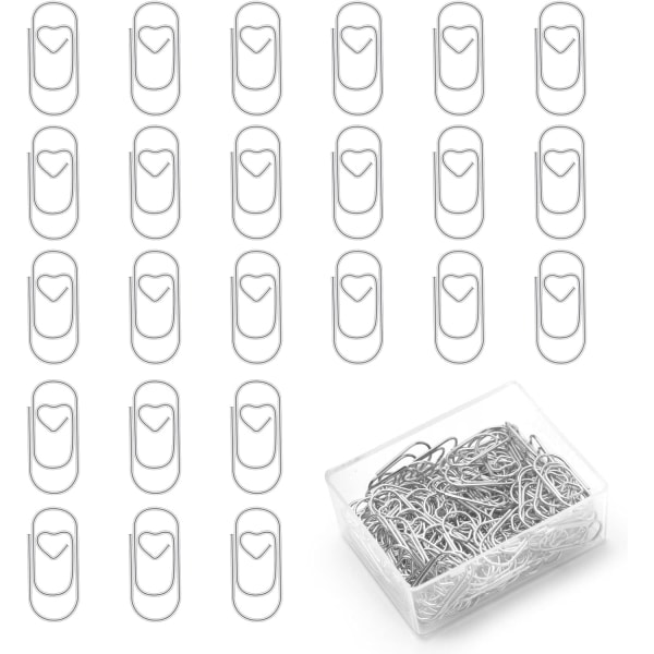 (Hopea) Paperiliittimet toimistoon, 100 kpl Creative Paper Clips, Met