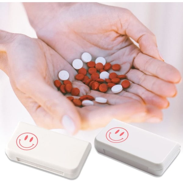 3 Små Pill Boxes Medicin Box Pocket Daglig Pill Boxes Transport