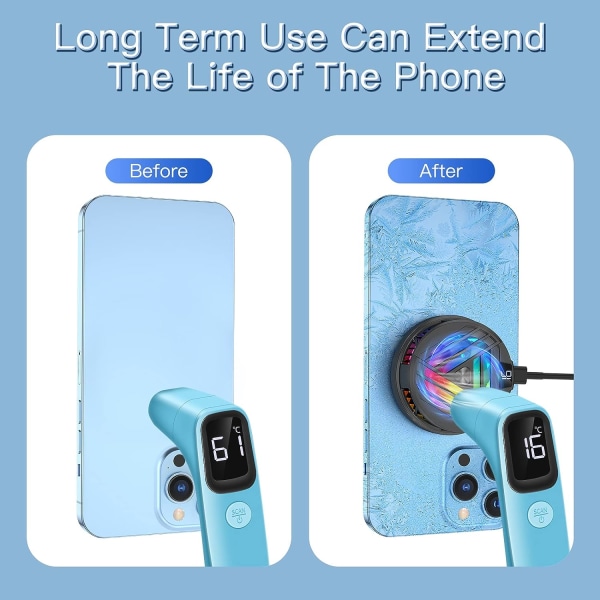 Telefonkjøler for spill Magnetisk kjøler Magnetisk bærbar mobil