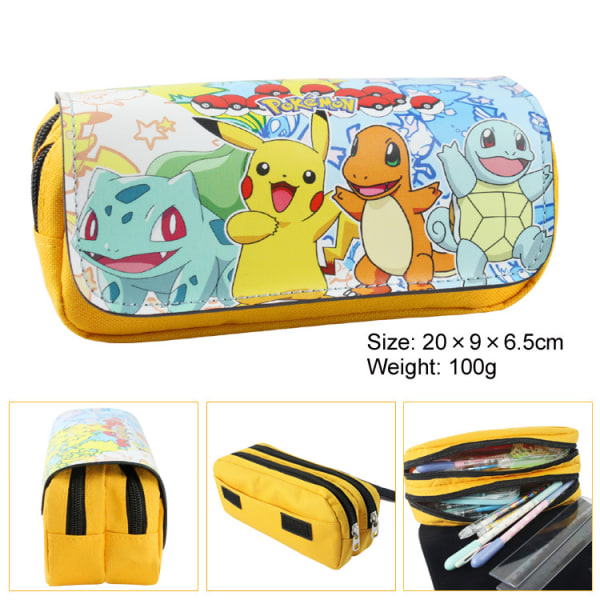 Pikachu Case för barn med stor kapacitet B