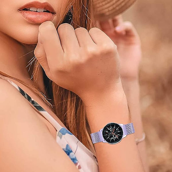 22 mm ranneke Samsungille, Garminille ja Huawei:lle, magneettinen ruostumaton teräs
