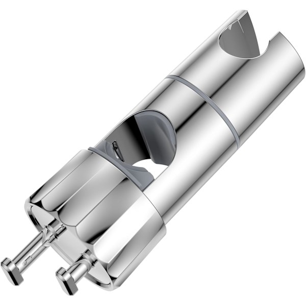 Dusjhodeholder - Justerbar Universal Dusjhodeholder med 2 Kroker for 16 til 28 mm Dusjstang