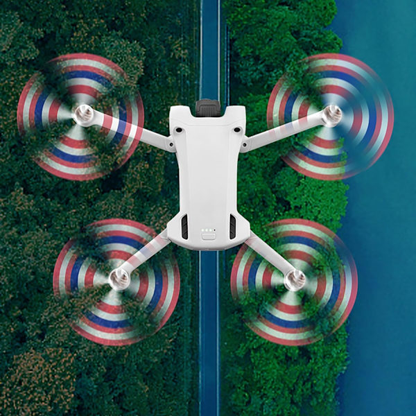 (Trefarvet) 24 stk. propeller til DJI Mini 4 Pro/Mini 3 Pro