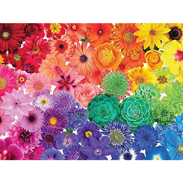 30 x 40 cm, färgglada blommor Diamantmålning Diamantbroderi