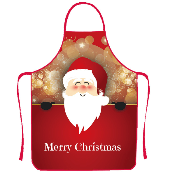 Christmas Apron, Printed Apron, Creative Apron, Adult Kitchen Apr