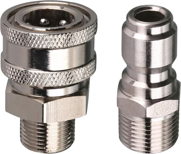Tool Daily Kuglehane-sæt til højtryksrenser, 3/8\" Quick Connect, til højtryksrenser slange, 4500 PSI