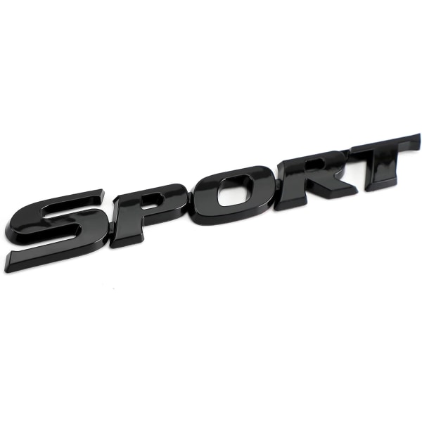 3D Metal Bil Trunk Logotyp Sport Modifierade Ord Klistermärken Framsida