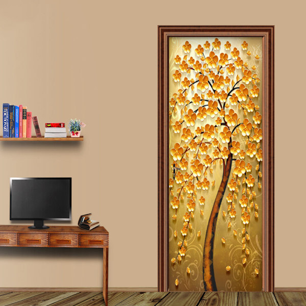 77x200cm Ovitarttu Trompe l'oeil -efekti 3D-tapetti（Tyyli 11)