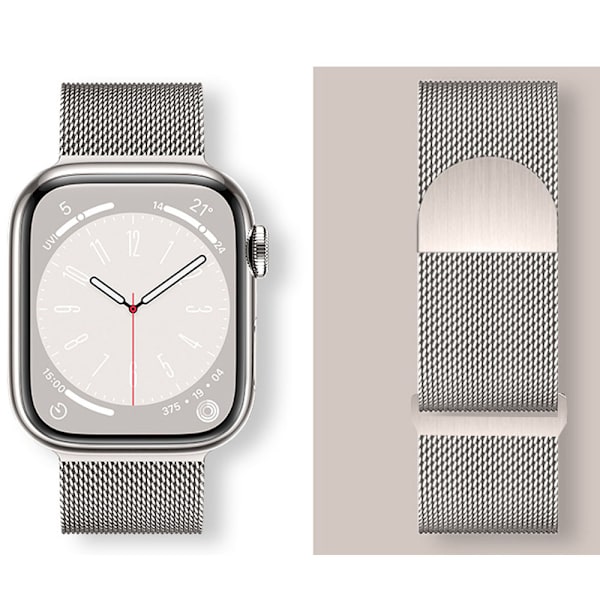 Til apple Watch-rem 42/44/45/49mm Red