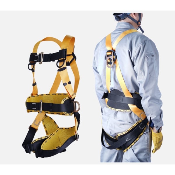 Profesjonell komfort fallsikringssele 4 ankerpunkter: klatre