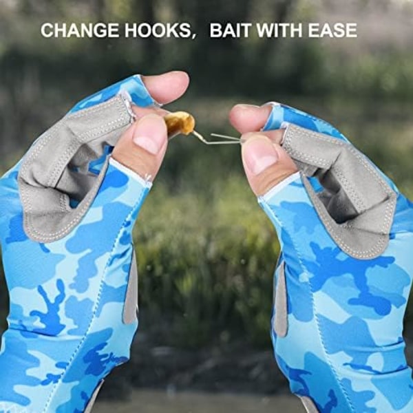 Fingerlösa handskar med stretchigt, lätt, hudvänligt mikrofiber och silikon som är lätt att använda, hållbart och bekvämt