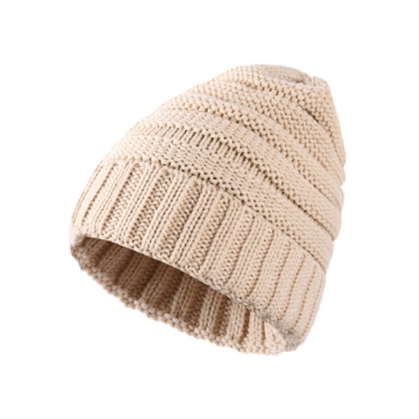 Neulottu hattu talvihattu huivisarja set fleece bobble touchscree