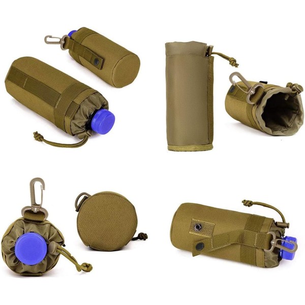 Taktinen pullohäkki sotilaallinen vesipullopussi MOLLE Nylon
