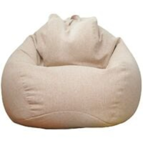 Papupussin päällinen - Puuvilla- ja pellavapäällinen 100x120cm（Khaki） - Vetoketju