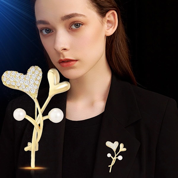 Østrigsk Krystal Brosche Glimtende Rhinestone Brosche 18k Forgyldt Fødselsstein Lapel Pin Smykker Fødselsdagsgaver til Kvinder