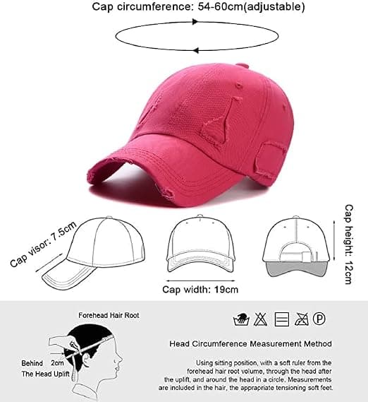 Kvindernes Baseball Cap Classic BB Cap Mænds Justerbar Cap Sport Ba