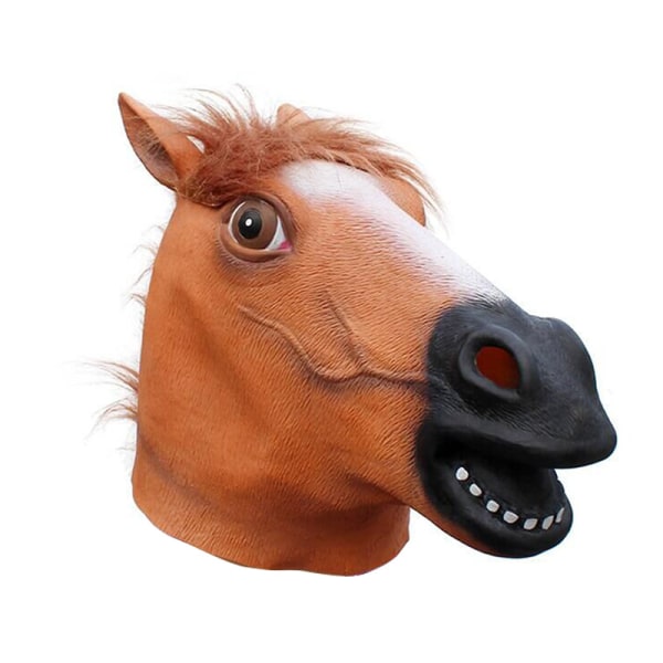 Heste maske festklædning hestehoved masker til voksne mænd maskerade Halloween dag festartikler Ani