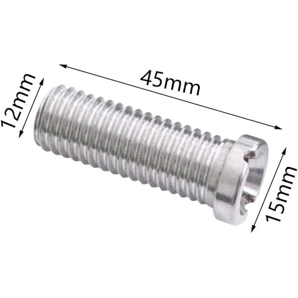 4 stk. hule skruer til siventiler vask kurv skruer rustfrit stål hule skrue 45mm vask