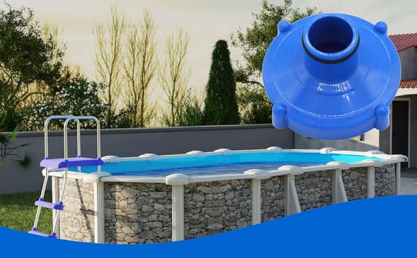 PCS Pool Slange Adapter - Poolstøvsuger - 90mm til 32mm Pool Slangeforbindelse - Pool Tilbehør - Støvsugerlader -