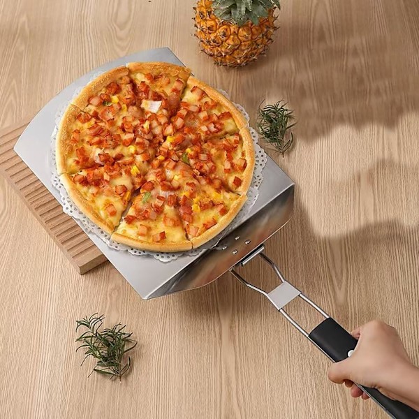 1 st Pizza Spadar, pizza spadar metall, pizzastål för ugn, pizzapaddel. Viktiga köksredskap för att göra perfekt pizza