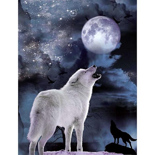 30*40 CM 5D Diamantmalerisett for voksne, Full Moon Diam