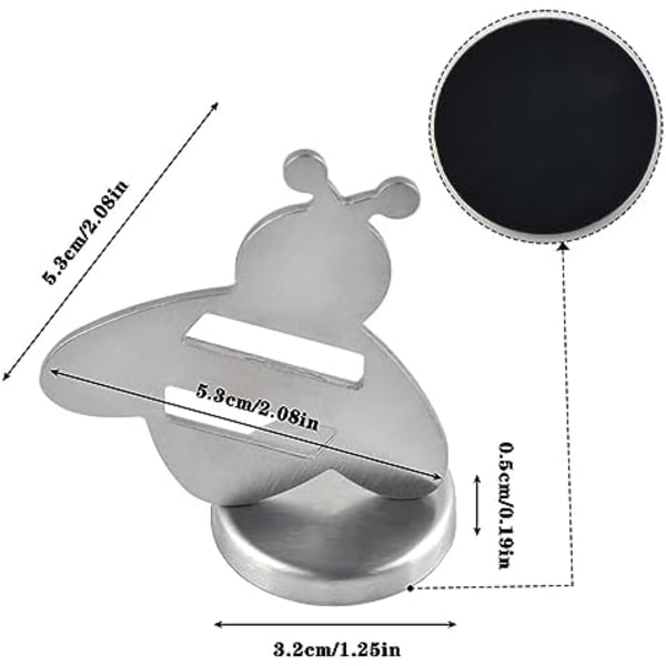 (5,3×5,3×2cm) 8 stycken magnetiska duksvågar utomhus, Nectar magnetiska duksvågar för utomhus, utomhus Curta