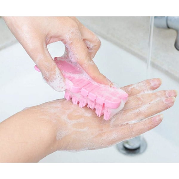 2 stycken barns handborste Handmassageborste Nagelborste