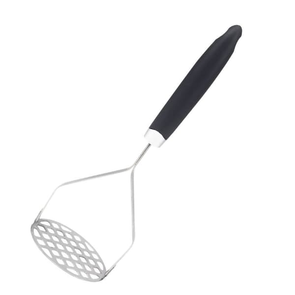 1 stk. kartoffelmoser, 24,5 cm, rustfrit stål/sort