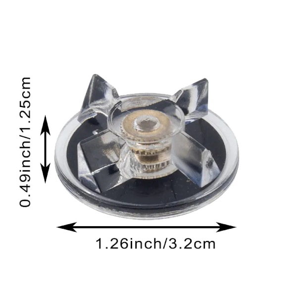 2 par bas- och bladkopplingar för Magic Bullet MB1001 250W
