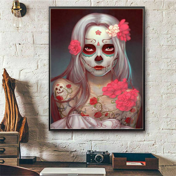 30*40 CM 5D timanttimaalaussarjat tytöille jouluksi, Halloweeniksi, täydelliset timanttitaidepaketit lapsille,