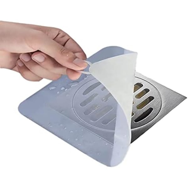 (12×12×0.5cm) Silikon Anti-Lukt Avløps Plugger, Kloakk Deodoriser Deksel 2-pakning, Vanntett Tetning for Kjøkken, Bad og Vaskerom