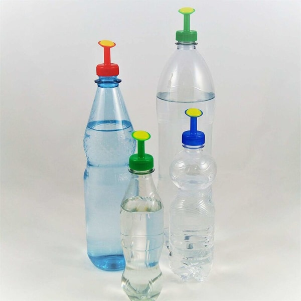 6 delar bevattningsmunstycke för flaskbevattning på flaska Plast W