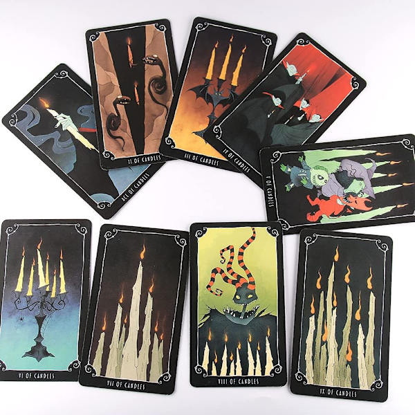 Tarot-kortit, Rider Waite Tarot Deck The Nightmare Before Christmas 78 kortin setti perheelle ja ystäville