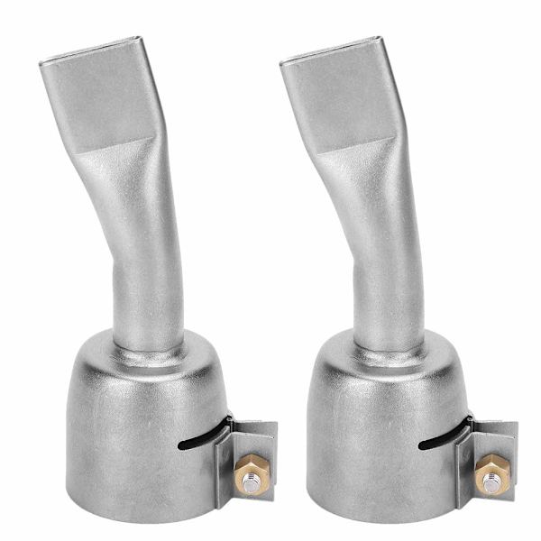 2 stk 20 mm flate sveisemunnstykker for varmluft, varmluftpistolsveising