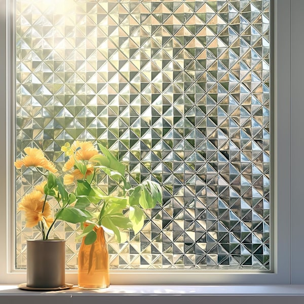 (45x300cm) Anti Peep Ikkunakalvo Blackout Ikkunakalvo Electrostatic Ikkunakalvo Läpinäkymätön Anti UV Ikkuna