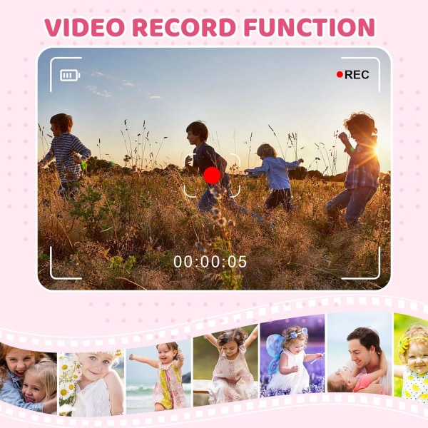 MH-Kids kamera, 2,0 tum barns digitalkamera, mini uppladdningsbar