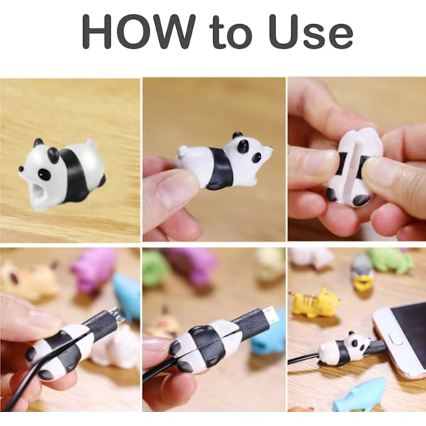 (A)3 kappaletta eläinsuojia kaapeleille, eläinsuojat kaapeleille, USB-latauskaapelin katkeamiselle