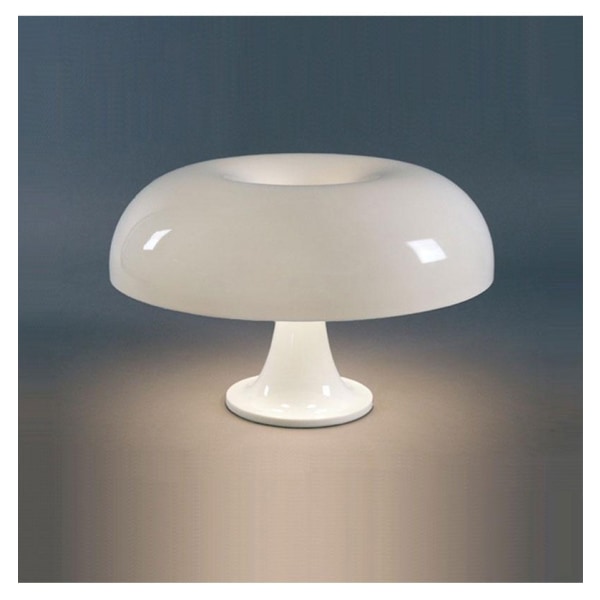 Svampebordlampe Polycarbonat bordlampe, 4 gratis LED-lys