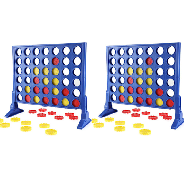 Klassiskt Connect Four-strategispel; spel för åldrarna 6 och uppåt; 4 i rad 2 piece