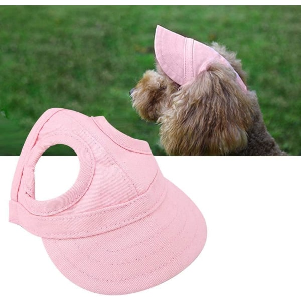 (M-Rosa) Sombrero deportivo para perros, gorra de béisbol para mascotas, gorro para el sol al aire libre