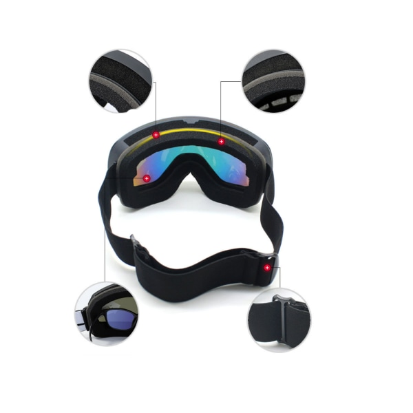 Lunettes de ski HD vision produkter av ski de plein air lunettes