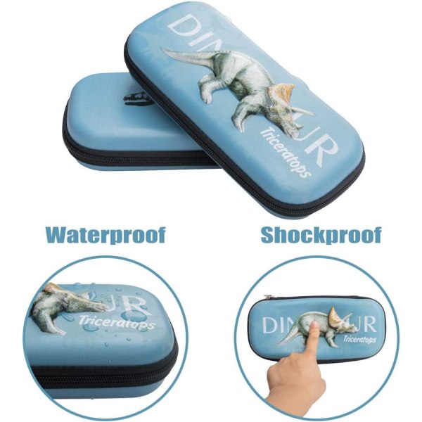 1 stk Dinosaur Blyantveske for Gutter 3D Noctilucent Cool Tric