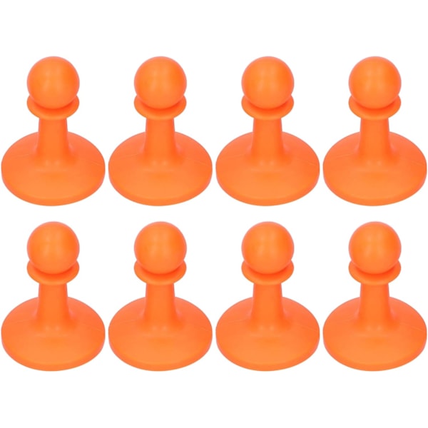 8 st Tält Åskskydd Tältstång Stöd Åskskydd för Utomhuscamping Vandring Tälttillbehör (Orange)