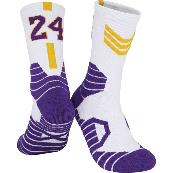 4 stk Los Angeles Lakers Lakers Lebron nr. 24 voksen basketball