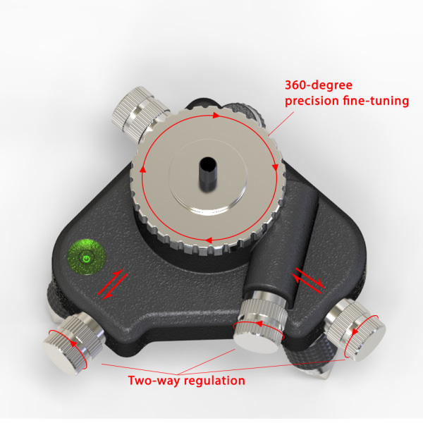 Lasernivåstativadapter - 360° justerbar dreibar base